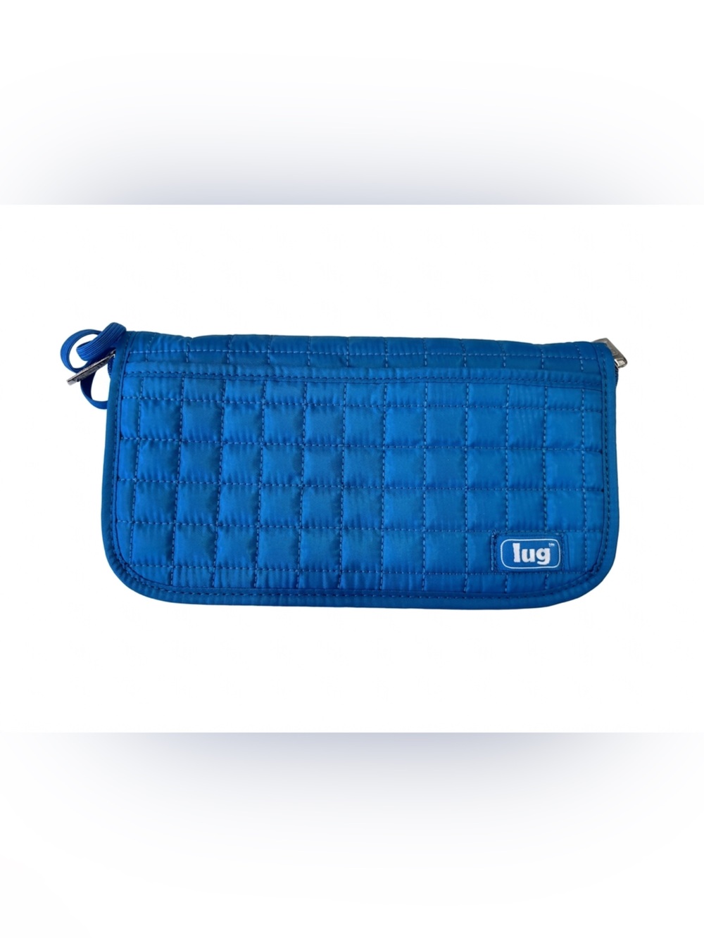 Lug Quilted Travel Wallet Organizer Blue/teal